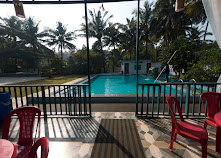 Seating area for guests